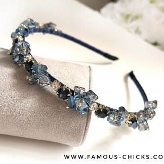 Диадема”Luxury Crystal Blue”