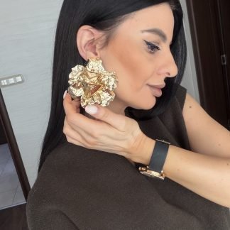 ♡ 𝐍𝐞𝐰 Обеци “Gold Bloom”
